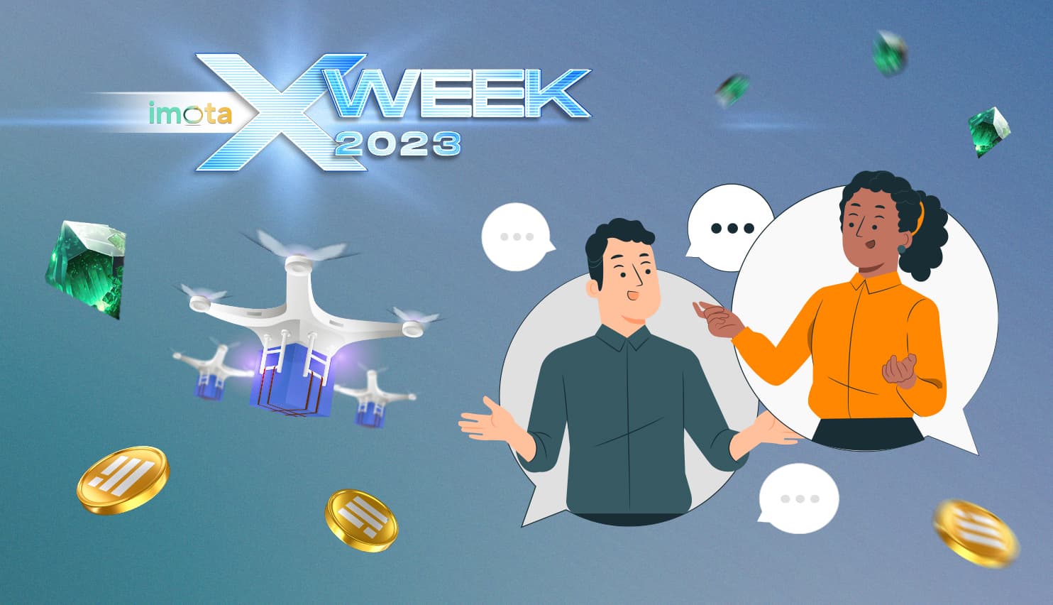 Tậu thưởng nghìn đô với IMOTA X WEEK 2023 - sân chơi Airdrop cho người “mới”!