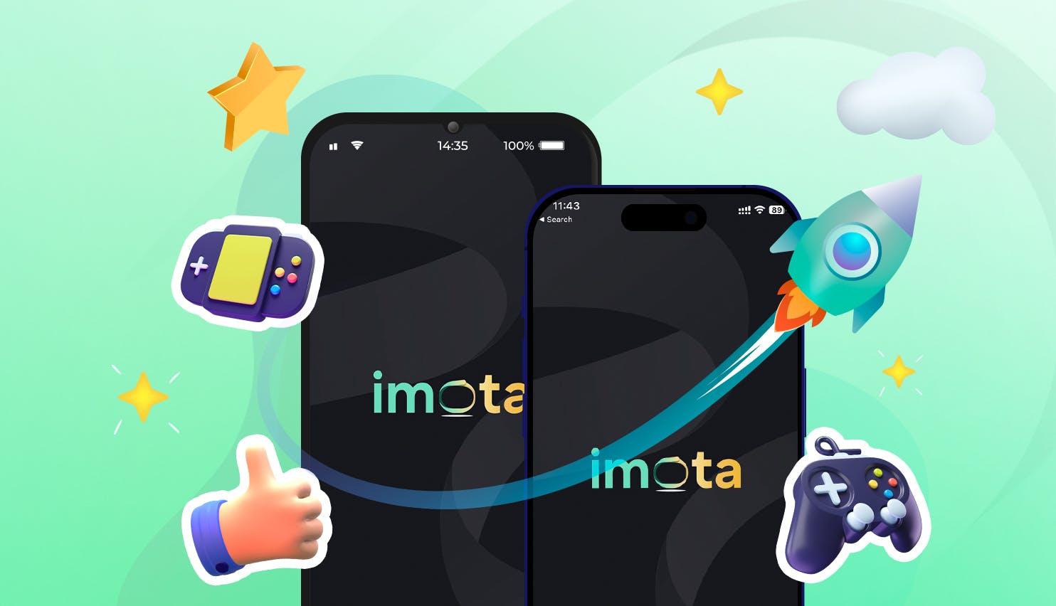 Instructions for logging into Imota with a google account